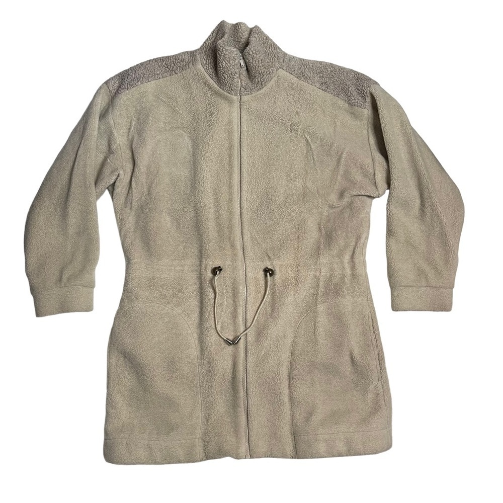 Vintage‎ Mackintosh Women’s Cream Zip Up Long Sherpa Jacket